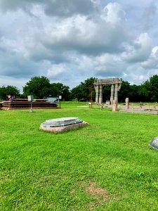 A_display_of_Hindu_and_Jain_temple_ruins,_Warangal_Fort_Park_and_Museum,_Telangana,_India_-_69