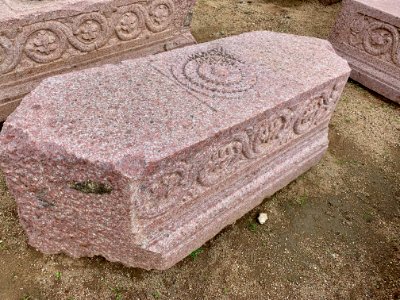 A_display_of_Hindu_and_Jain_temple_ruins,_Warangal_Fort_Park_and_Museum,_Telangana,_India_-_109