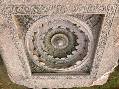 A_display_of_Hindu_and_Jain_temple_ruins,_Warangal_Fort_Park_and_Museum,_Telangana,_India_-_118