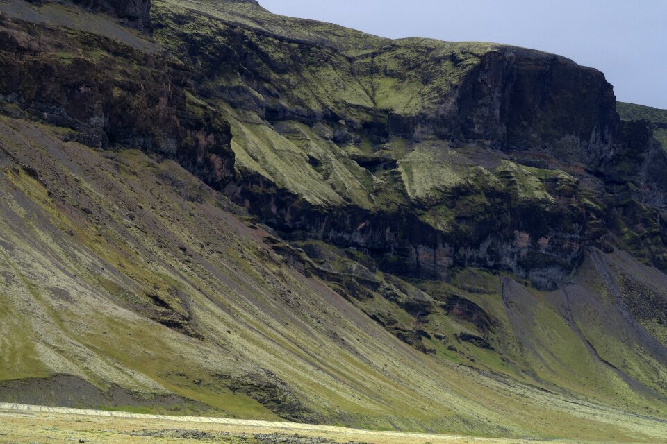 Volcanic landscape nature
