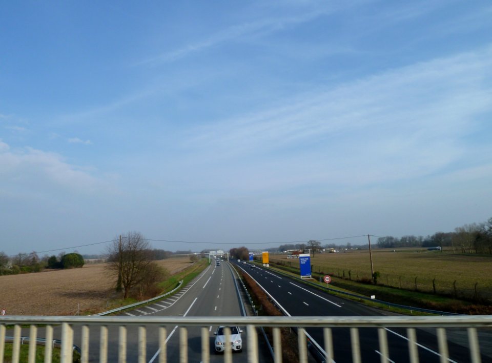 A64_à_Lescar_sens_Pau-Toulouse