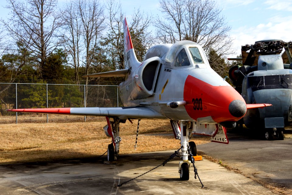 A-4_Skyhawk_Patuxent_River_Naval_Air_Museum_Front