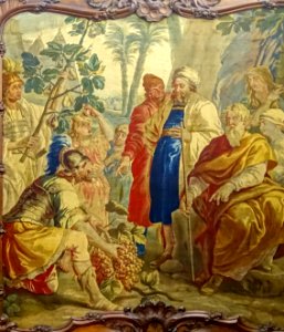 Aachen_room_for_Johann_of_Wespien,_architect_Johann_Josef_Couven,_Gobelins_by_Franz_and_Peter_van_der_Borcht,_1734-1742,_oak,_marble,_tapestries_-_Germanisches_Nationalmuseum_-_Nuremberg,_Germany_-_DSC02735b