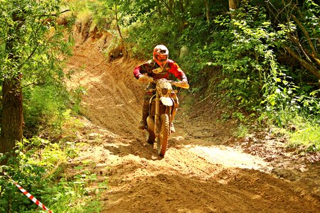 Motocross motorsport terrain
