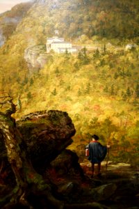 A_View_of_the_Two_Lakes_and_Mountain_House,_Catskill_Mountains,_Morning,_by_Thomas_Cole,_view_2,_1844,_oil_on_canvas_-_Brooklyn_Museum_-_DSC09372
