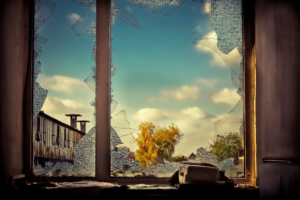 Broken factory old