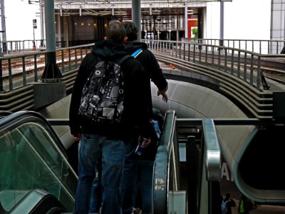 A_see-through_view_from_Central_Station_The_Hague,_direction_the_city-center;_high_resolution_image_by_FotoDutch,_June_2013 photo