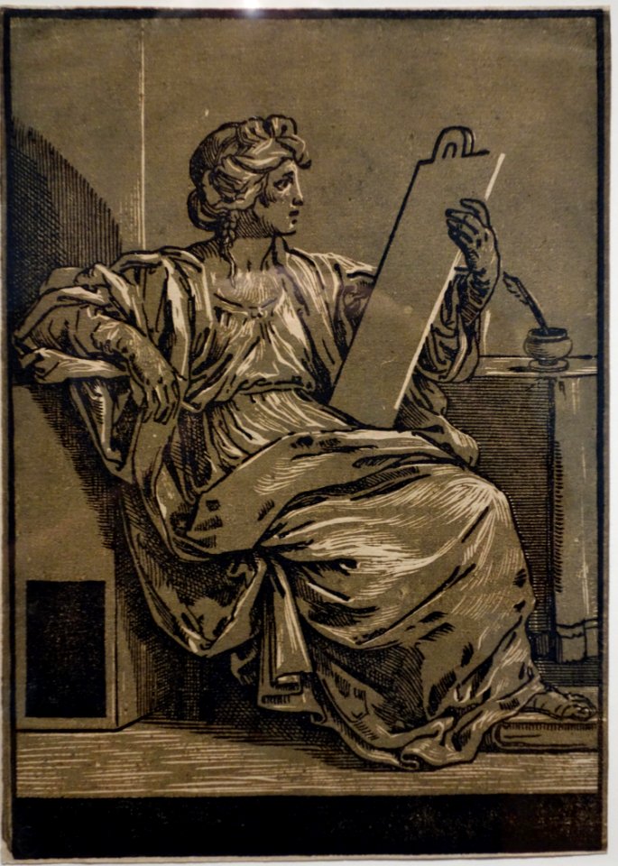 A_Sibyl_(after_Guido_Reni),_by_Bartolomeo_Coriolano,_c._1645,_chiaroscuro_woodcut_-_National_Museum_of_Western_Art,_Tokyo_-_DSC08316
