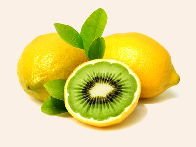 Kiwi lemon lemon kiwi fruit