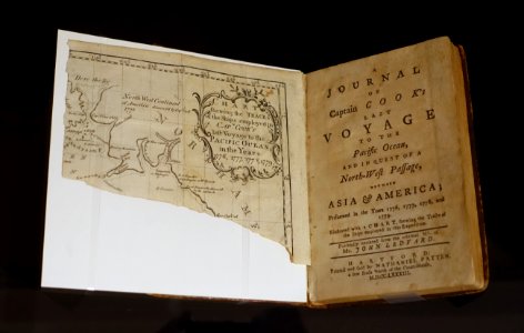 A_Journal_of_Captain_Cook's_Voyage_to_the_Pacific_Ocean,_by_John_Ledyard,_Nathaniel_Patten_printer,_Hartford,_1783_-_Peabody_Museum,_Harvard_University_-_DSC06077
