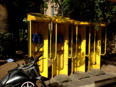 A_row_of_Greek_public_Telephones