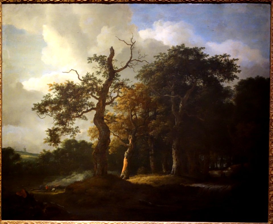 A_Road_through_an_Oak_Wood_by_Jacob_van_Ruysdael,_1650-1682,_oil_on_canvas_-_National_Museum_of_Western_Art,_Tokyo_-_DSC08443