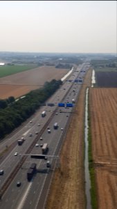 A9_seen_just_before_landing_at_Polderbaan_of_Schiphol
