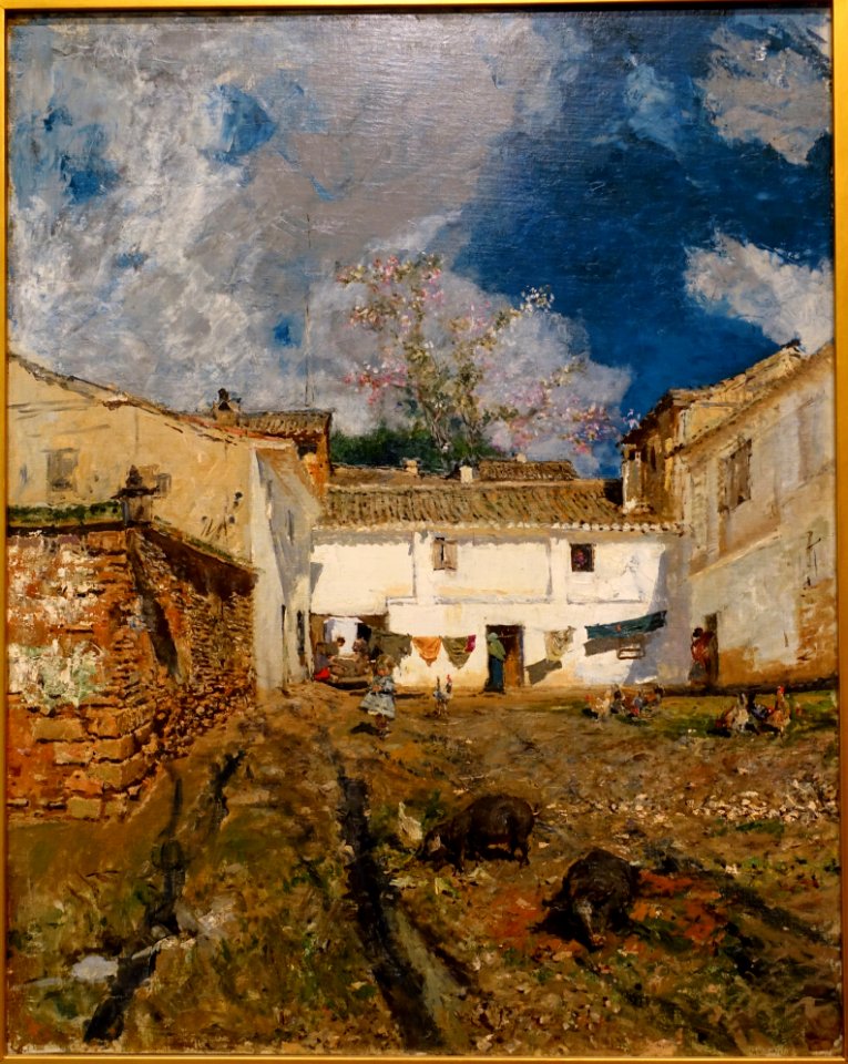 A_Patio_in_Granada_by_Mariano_Fortuny_y_Marsal,_1873,_oil_on_canvas_-_Fogg_Art_Museum,_Harvard_University_-_DSC01176