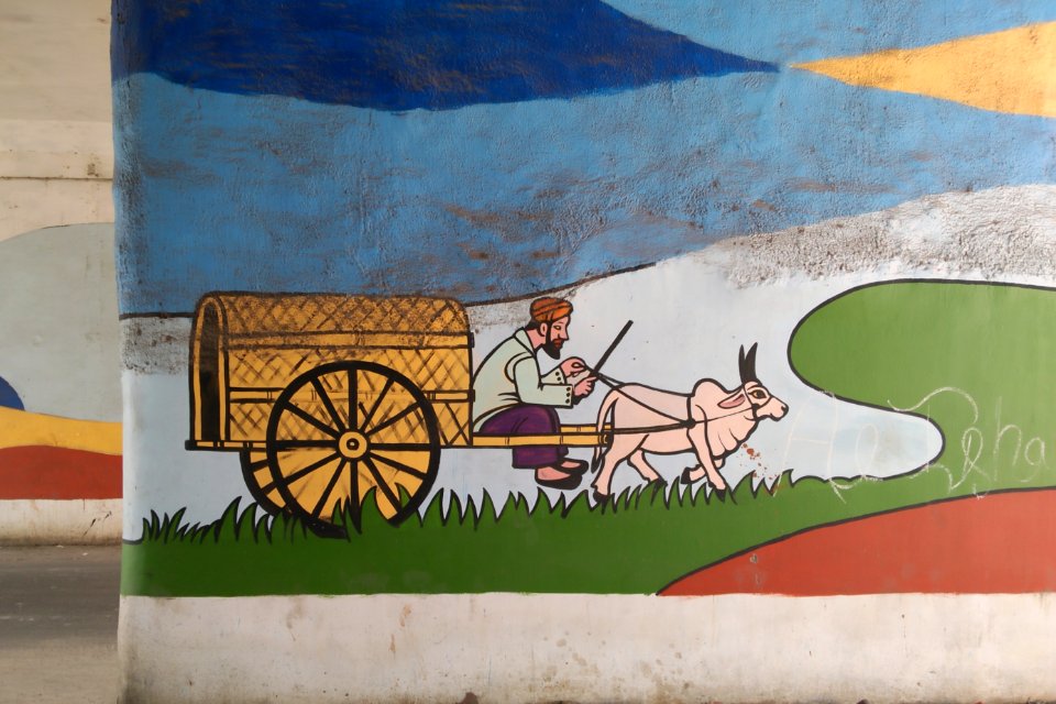 A_painting_on_the_wall_of_A_underpass_in_Kolkata