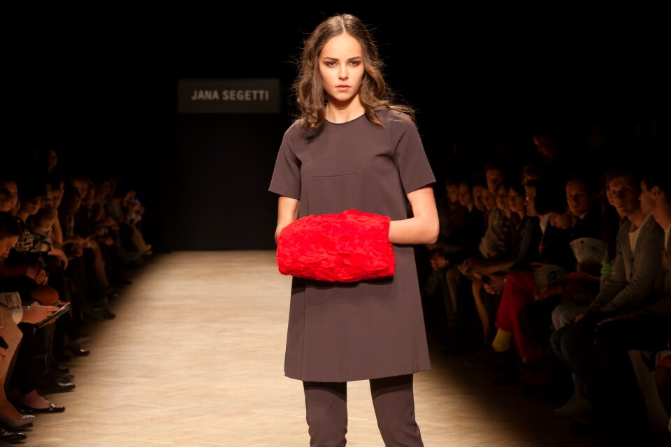 Fashion clothing showing