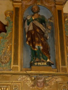 Émanville_(Seine-Mar.)_église,_statue_06_Saint_Pierre