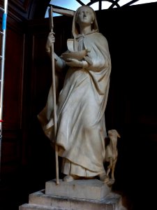 Église_Saint-Paul-Saint-Louis,_statue_Sainte_Geneviève