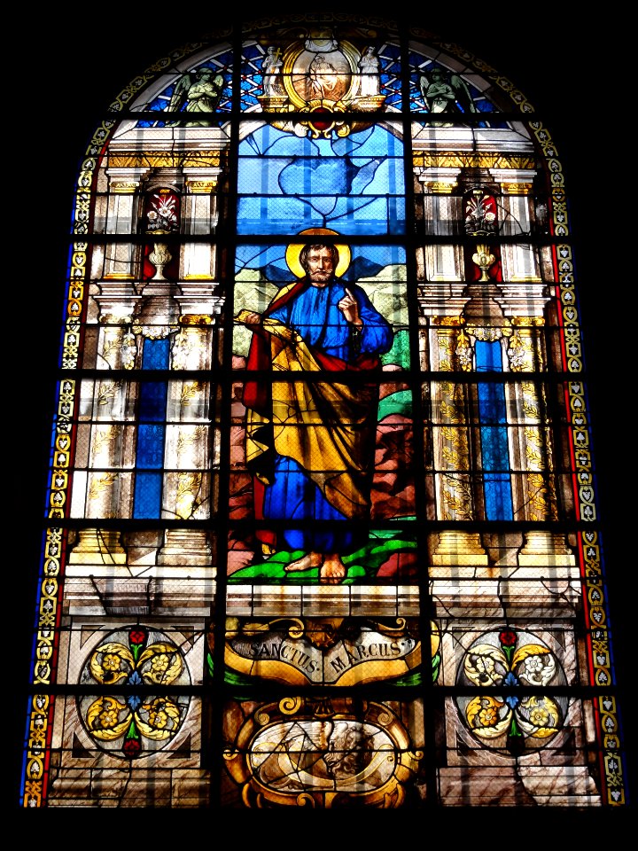 Église_Saint-Germain_de_Pantin,_vitrail_01_sanctus_Marcus