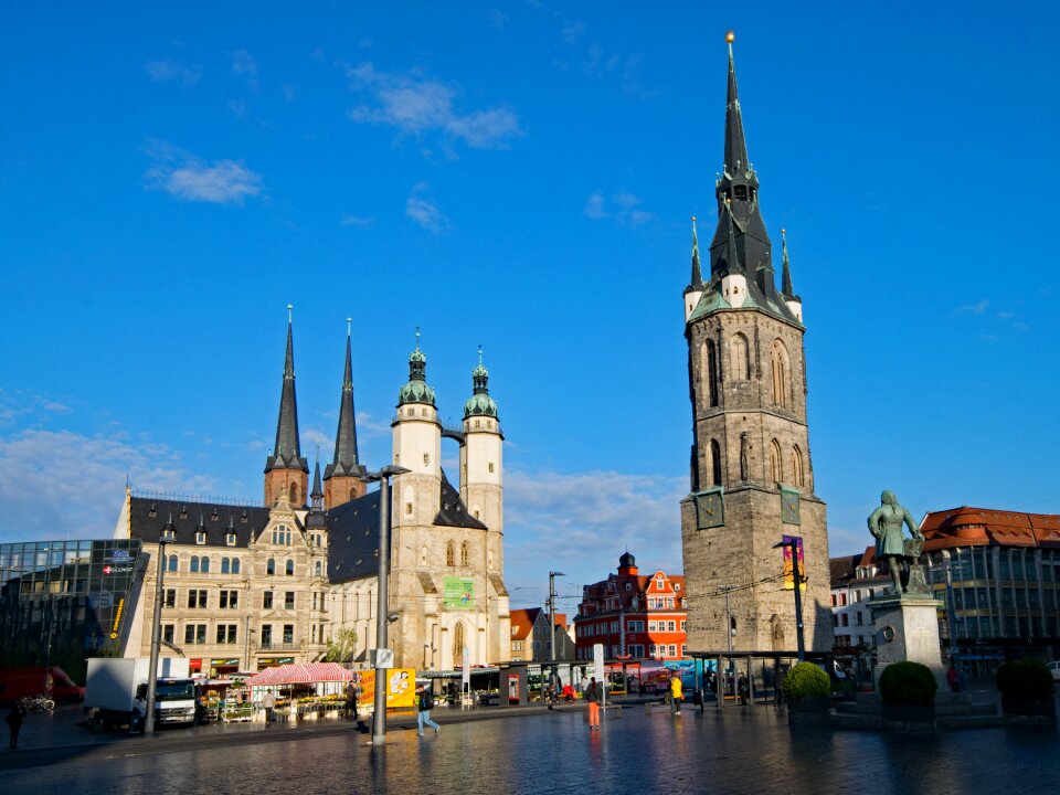 Germany marketplace st mary's church