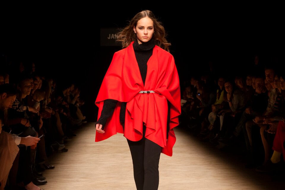 Fashion clothing showing