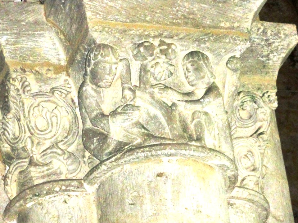 Église_Saint-Pierre_de_Melle,_chapiteau_1