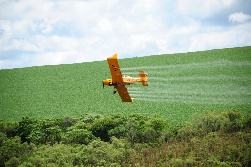 Aviation farm soybeans