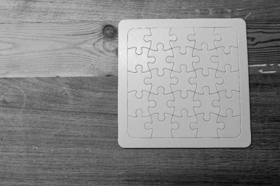 Puzzle piece play patience