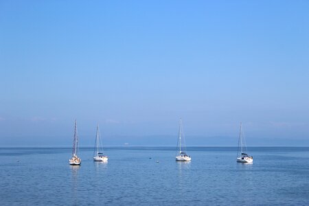 Yacht water shore photo