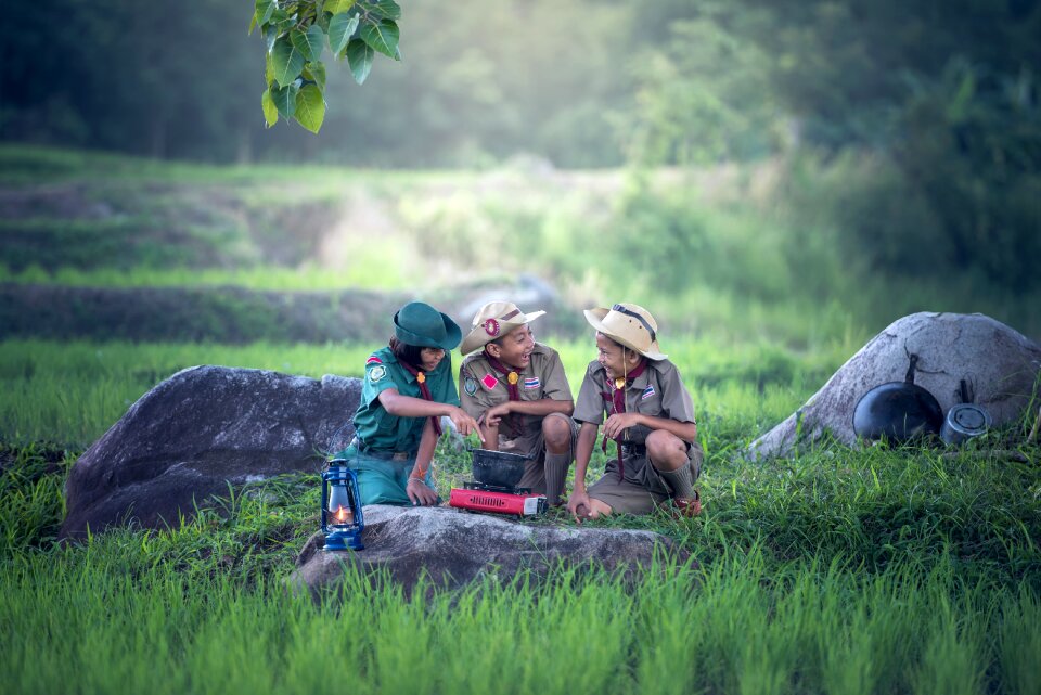 Scouts boys brother