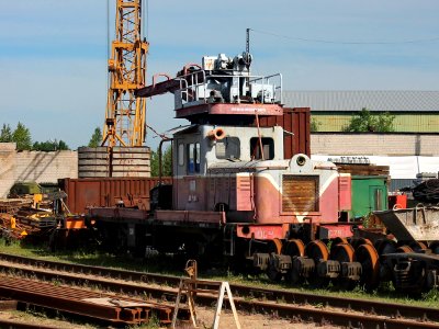 ДГКу-1079,_Литва,_Вильнюс,_подъездной_путь_от_станции_Панеряй_(Trainpix_166786)