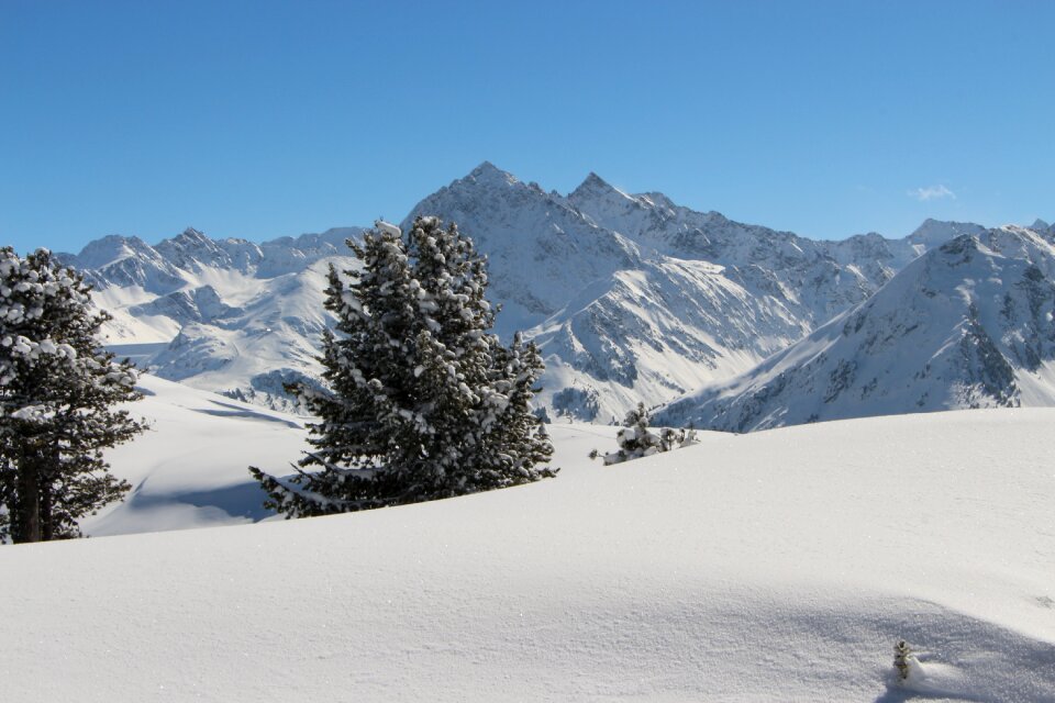 Winter austria alpine photo