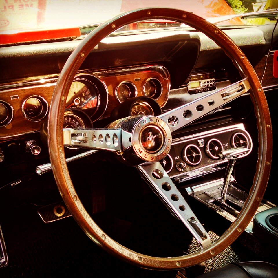 Retro vintage wheel