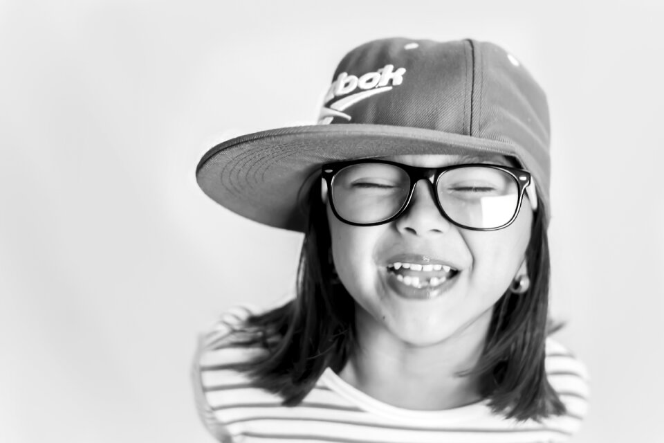 Smiling innocence model