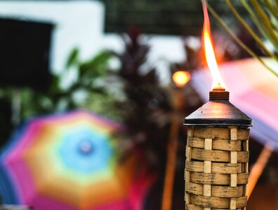 Flame light candela photo