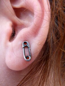 Pending ear safety pin photo