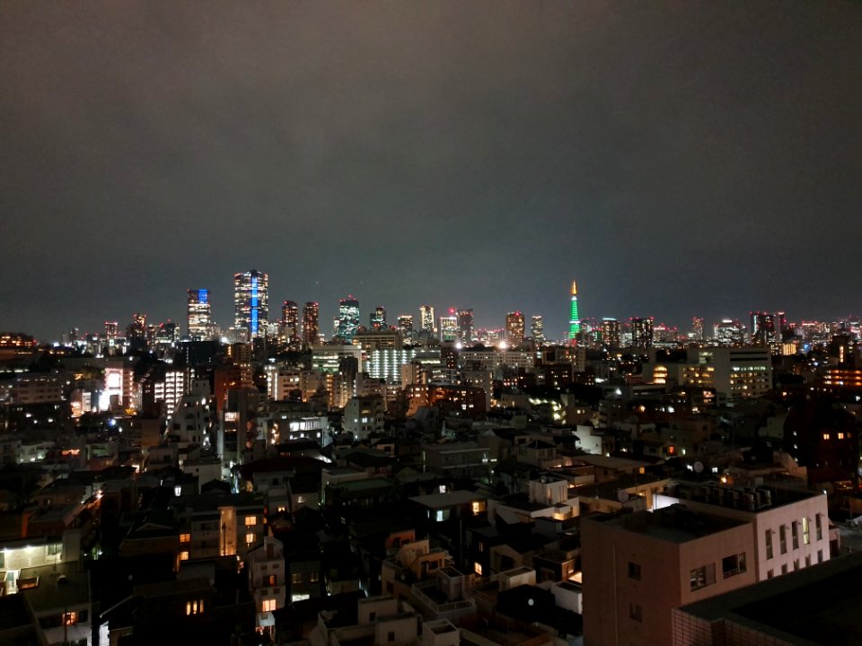グリーンリボンデーの東京タワー