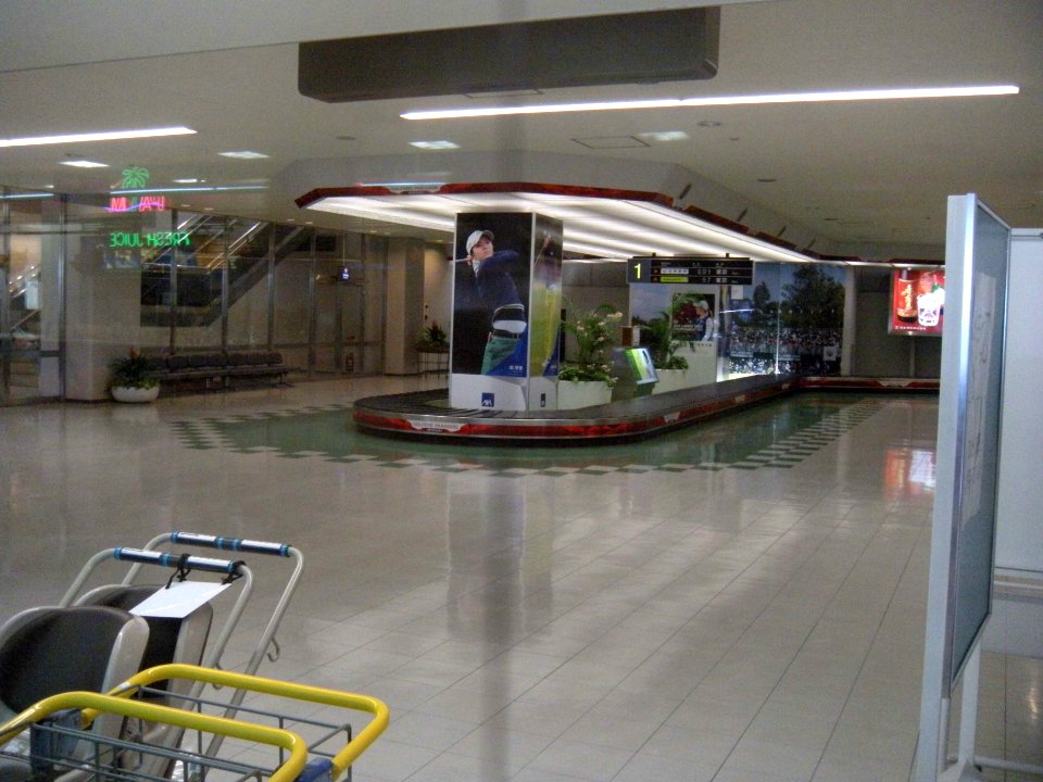 宮崎空港にある手荷物受取場