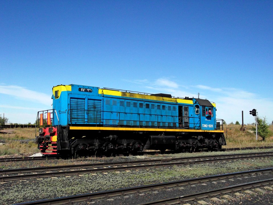 ТЭМ2У-9219,_Казахстан,_Карагандинская_область,_станция_Драмтеатр_(Trainpix_38261)