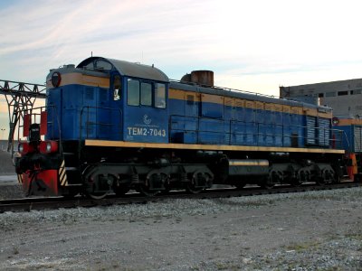 ТЭМ2-7043,_Литва,_Шяуляйский_уезд,_подъездной_путь_от_станции_Пакруойис_(Trainpix_115259)
