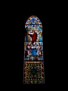Église_Notre-Dame_de_Bellecombe_de_Lyon_-_Vitrail_'SE_REGNANS_DAT_IN_PRŒMIUM'