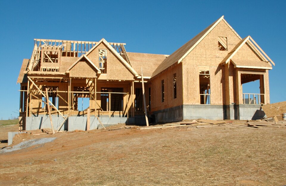 Wood frame outdoors building