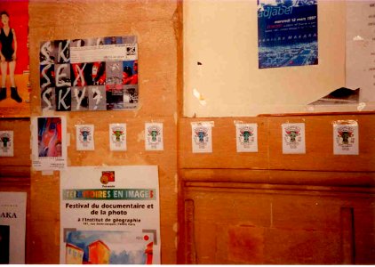 84_têtes_de_Boeuf_aquarellé_affichées_dans_la_caféteria_des_Beaux-Arts_le_2_mai_1997_-_3
