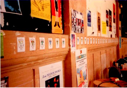 84_têtes_de_Boeuf_aquarellé_affichées_dans_la_caféteria_des_Beaux-Arts_le_2_mai_1997_-_1