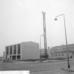 826e_Gereformeerde_kerk_gereed_in_Buitenveldert_te_Amster_De_Pelgrimskerk_exte,_Bestanddeelnr_915-8597