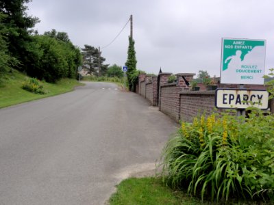 Éparcy_(Aisne)_city_limit_sign