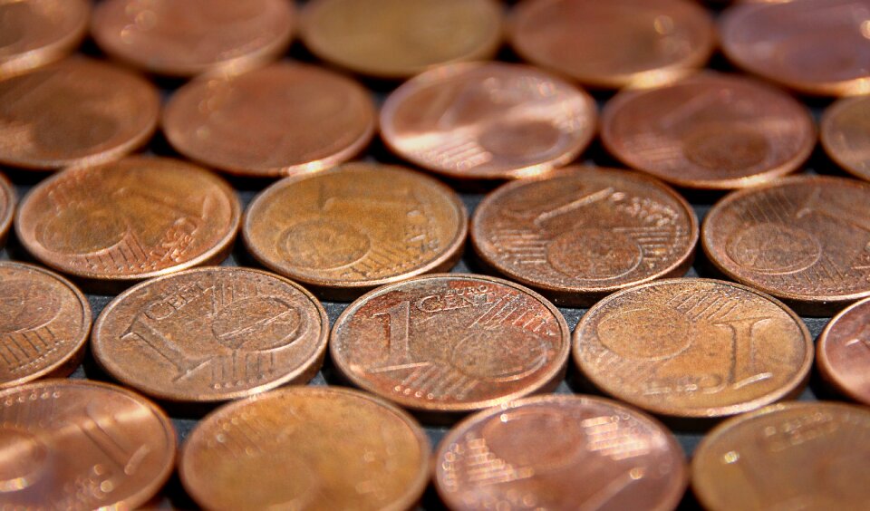 Means of payment copper euro
