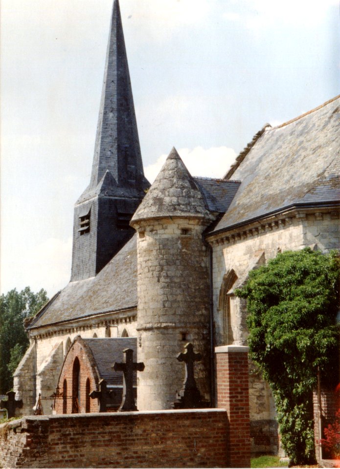 Église_Saint-Médard_d'Agnicourt_en_1991