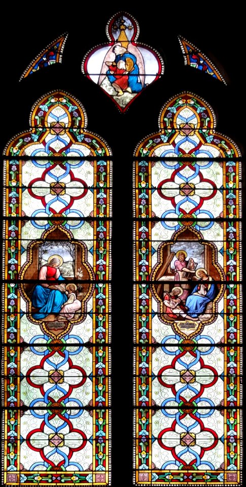 Église_Saint-Laurent-Saint-Germain_de_Saint-Laurent-Nouan,_vitrail_1