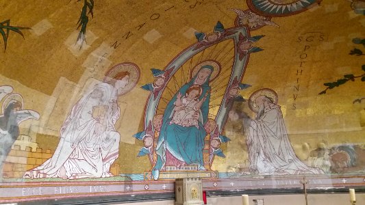Église_Saint-Nizier_de_Lyon_-_Crypte_-_Mosaïque_centrale_-_Détail